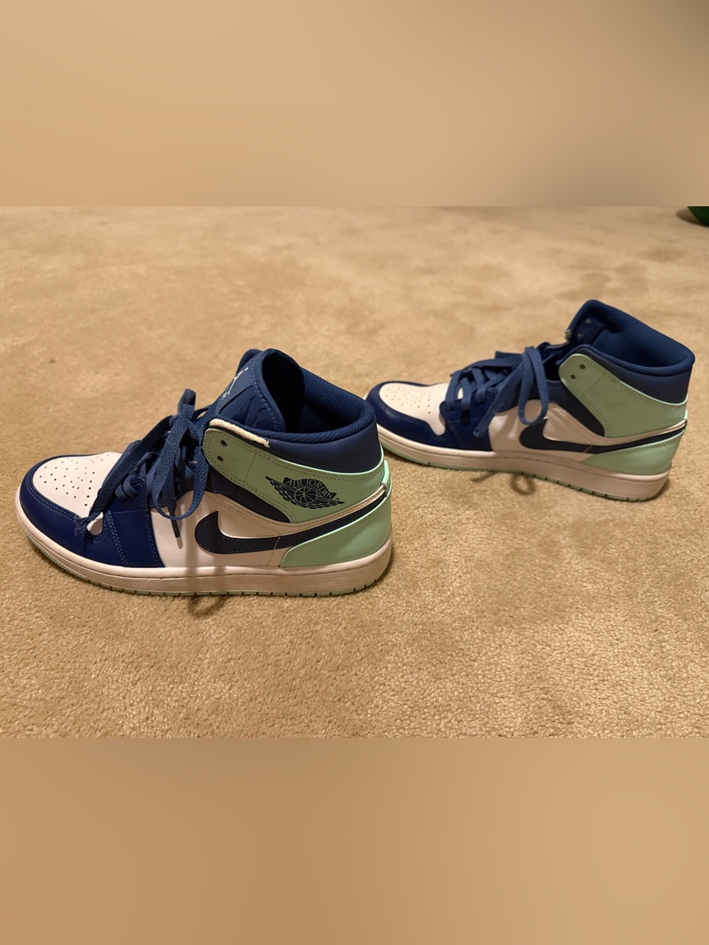 Jordan 1 Mid Mystic Navy Mint Foam